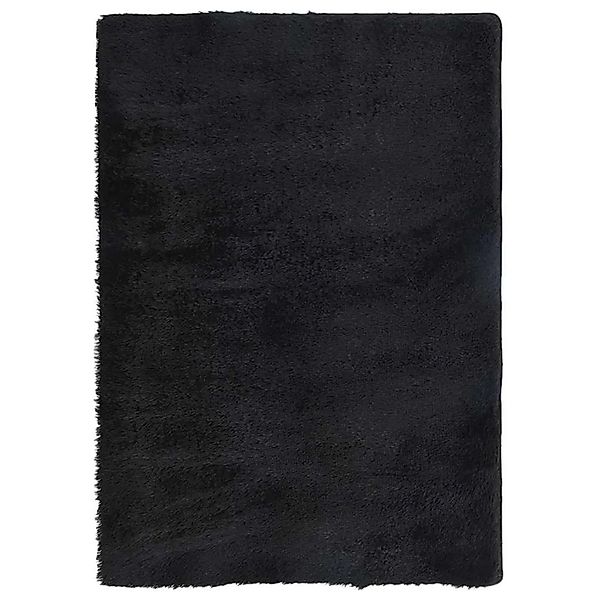 vidaXL Teppich Shaggy Hochflor NAVARRA Schwarz 160x230 cm Polyester 4102838 günstig online kaufen