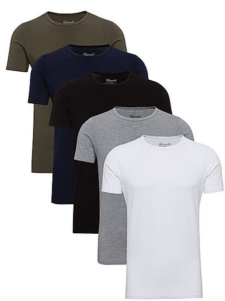 Yazubi T-Shirt 5-Pack Mythic Basic Tee Crew Neck (Set, 5er-Pack) modernes R günstig online kaufen