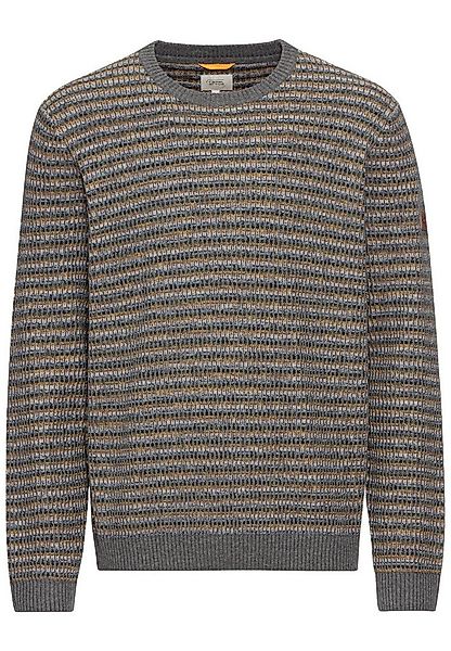 camel active Strickpullover Mouline Strickpullover im Streifenmuster günstig online kaufen