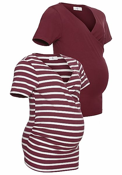 Neun Monate Umstandsshirt ", 2er Pack T-Shirts für Schwangerschaft und Stil günstig online kaufen