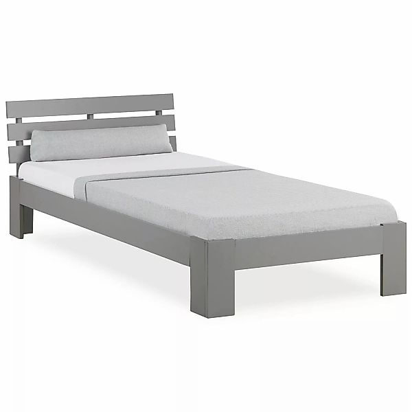 Homestyle4u Holzbett Bett Doppelbett mit Kopfteil günstig online kaufen