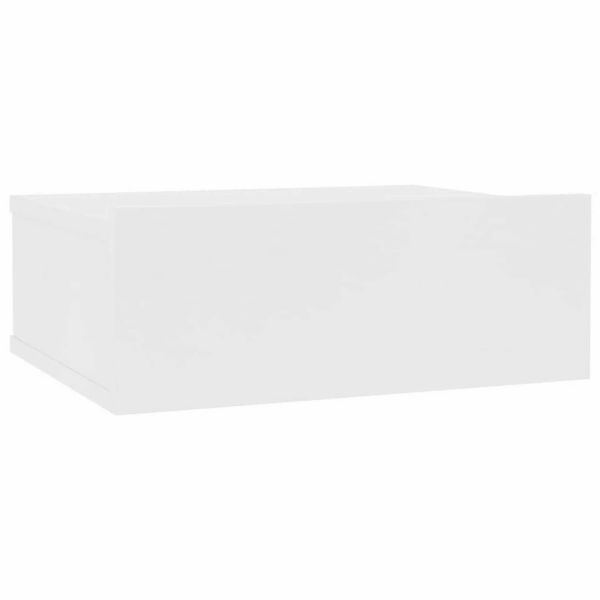 Hängender Nachttisch Weiß 40 X 30 X 15 Cm Spanplatte günstig online kaufen