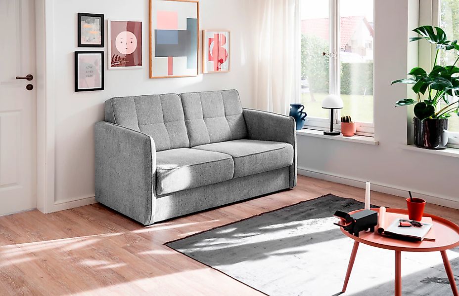 INOSIGN Schlafsofa "Milano", zwei einzeln ausziehbare Liegefunktionen günstig online kaufen