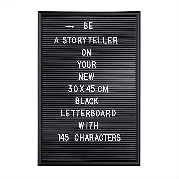 relaxdays Memoboard Letterboard 30 x 45 günstig online kaufen