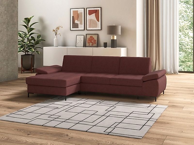 DOMO collection Ecksofa »Capelo, komfortabel, klare Linien zeichnen dieses günstig online kaufen