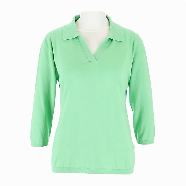 halsüberkopf Accessoires Poloshirt Feinstrickshirt mit 3/4-Arm günstig online kaufen