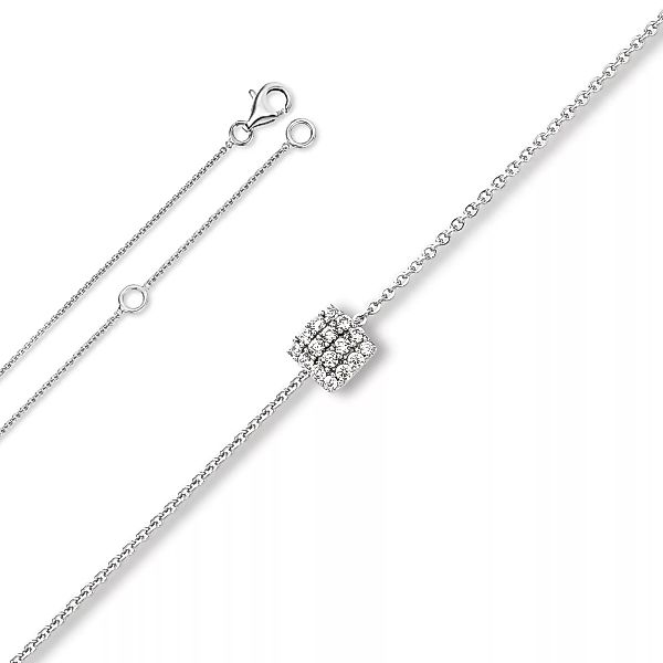 ONE ELEMENT Silberkette "Zirkonia Halskette aus 925 Silber 45 cm Ø", Damen günstig online kaufen