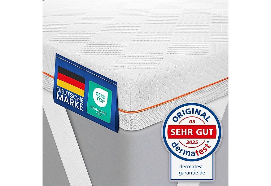 Gentle North, Topper Gel-Memory- und Komfortschicht – 7 cm – Stärke H2/H3 – günstig online kaufen