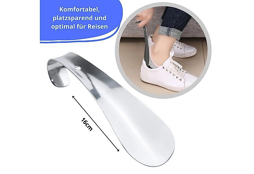 Langlauf Schuhbedarf Schuhlöffel Schuhanzieher Metall – robust, vernickelt, günstig online kaufen