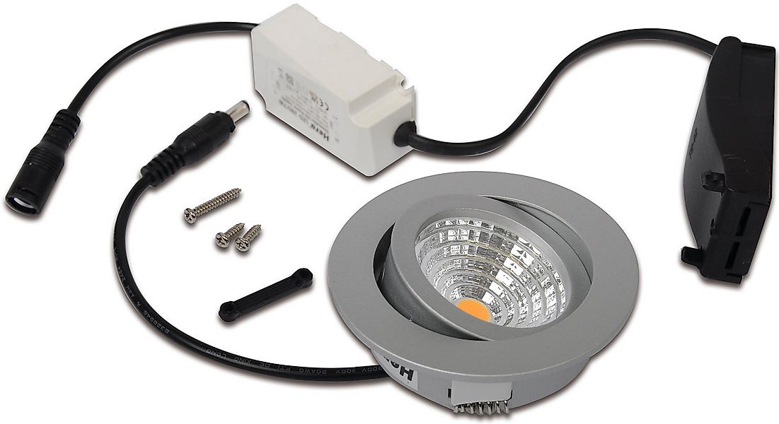 Hera LED-Einbauleuchten-Set chrom-matt 20203356004 günstig online kaufen