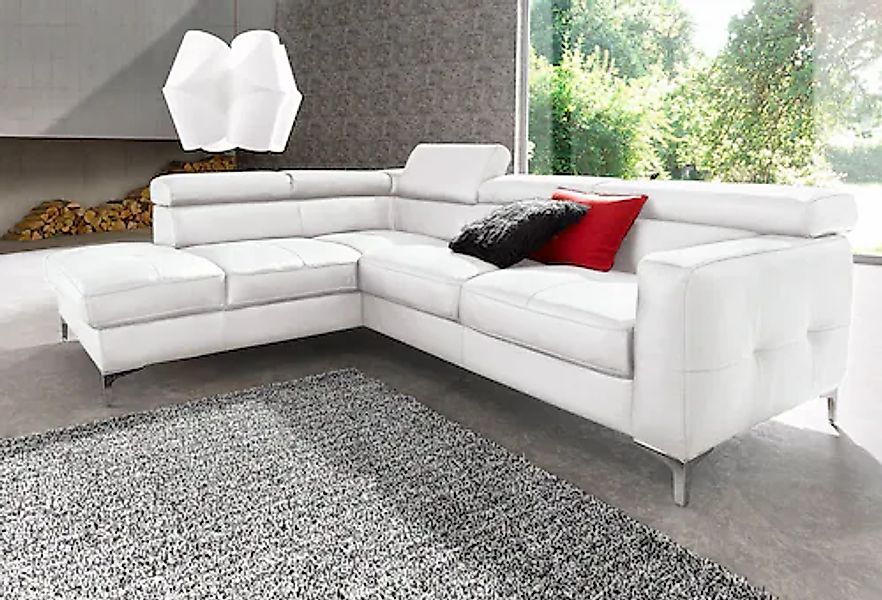 COTTA Polstergarnitur »Sammy L-Form«, (Set), Set bestehend aus: Ecksofa mit günstig online kaufen