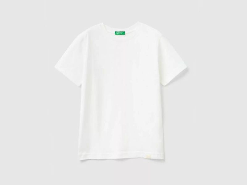 United Colors of Benetton T-Shirt mit Logo-Prägung am Saum günstig online kaufen