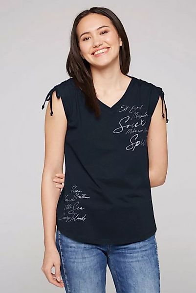 SOCCX V-Shirt mit Baumwolle günstig online kaufen