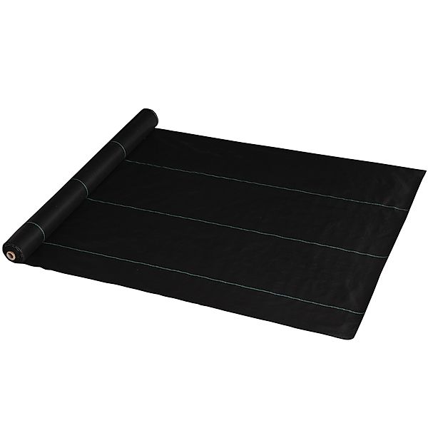 Outsunny Mulchfolie 25x2 m, Atmungsaktiv und UV-beständig, Mulchfolie aus P günstig online kaufen