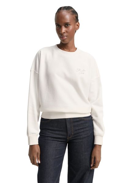 TOM TAILOR Denim Sweatshirt mit Rippbündchen günstig online kaufen