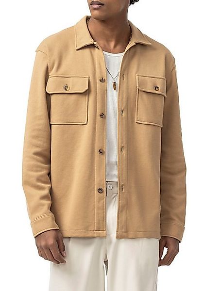 RedBridge Hemdjacke Red Bridge Herren Hemd Sweatjacke Wide Cut Camel-S atmu günstig online kaufen