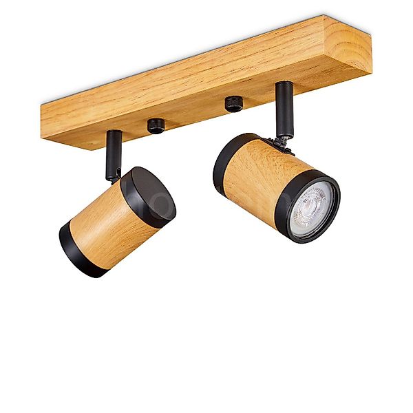 hofstein Deckenleuchte moderne Deckenlampe aus Holz/Metall günstig online kaufen