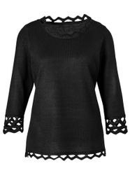 Sieh an! Strickpullover 3/4 Arm-Pullover günstig online kaufen