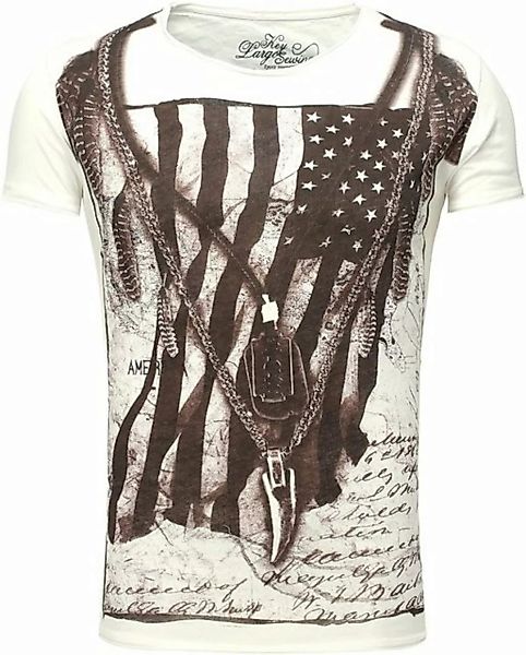 Key Largo T-Shirt T-Shirt RACERBLADE USA Amerika Fahne Print Motiv vintage günstig online kaufen