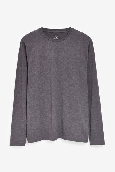 Next Langarmshirt Rundhalsshirt – Regular Fit günstig online kaufen