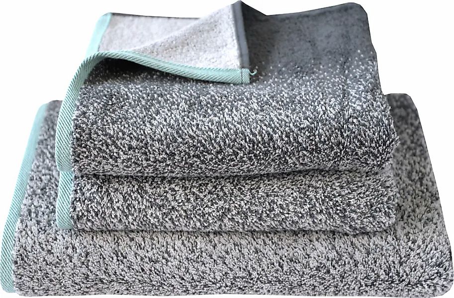 Dyckhoff Handtuch Set "Cool Mint Gradient" Set 3 Stk. Walkfrottier mit Farb günstig online kaufen