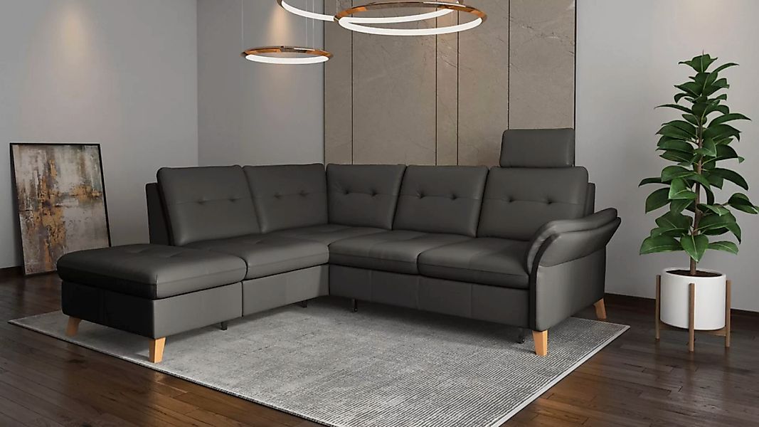 sit&more Ecksofa »Göteborg«, inkl. Sitztiefenverstellung, wahlweise mit Bet günstig online kaufen