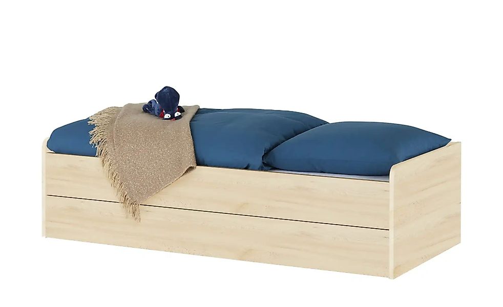 Stauraumbett  Grow Up ¦ holzfarben ¦ Maße (cm): B: 97 H: 54,5 Betten > Bett günstig online kaufen