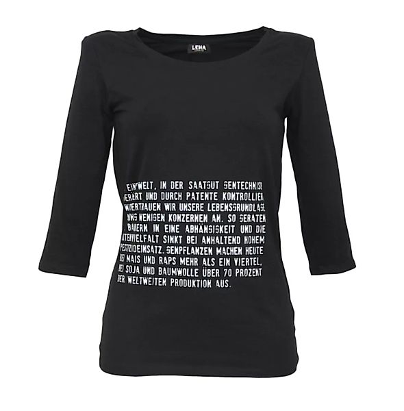 Sleeve Shirt "Aufklärer" Schwarz günstig online kaufen