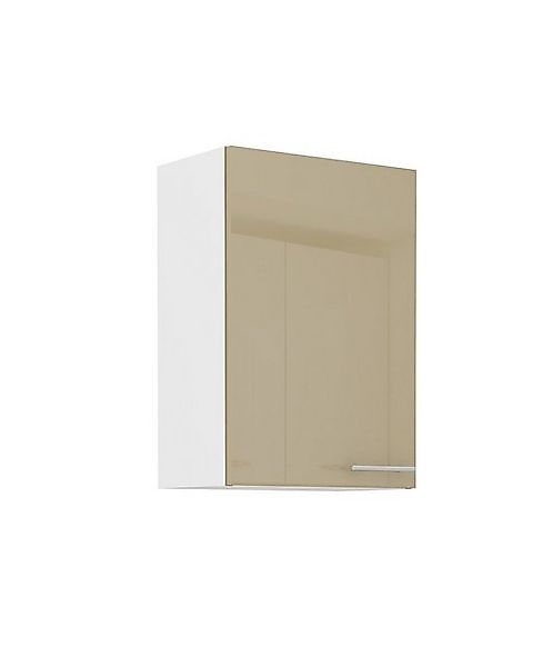 Küchen-Preisbombe Hängeschrank 50 cm Küche Lara Cappuccino Hochglanz Küchen günstig online kaufen