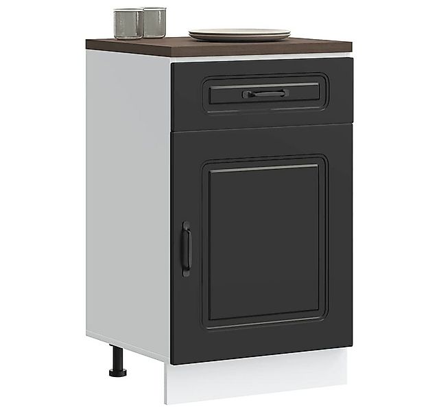 vidaXL Schrankmodule Küchenunterschrank Kalmar Schwarz Holzwerkstoff günstig online kaufen