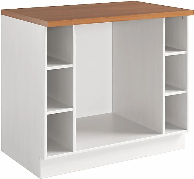 Home affaire Herdumbauschrank "Teramo" Breite 100 cm, seitlich je 3 offene günstig online kaufen