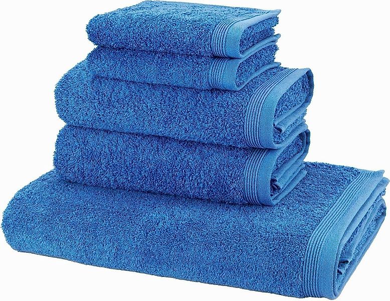 Möve Handtuch Set »Basic«, (Set, 5 St., 2x 30x50 cm-2x 50x100 cm-1x 80x150 günstig online kaufen
