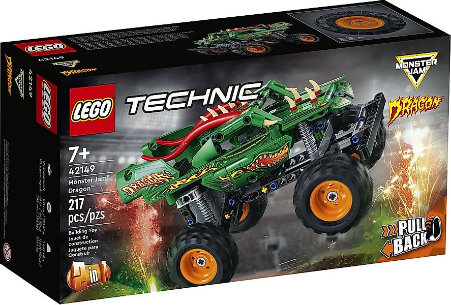 LEGO® LEGO® Technic End-Of-Live Set Monster Jam™ Dragon™ - 42149 Teile 217x günstig online kaufen