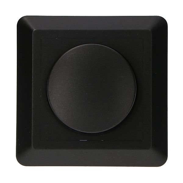 LED's light Dimmer-Knopf inkl. Rahmen schwarz - für LED's  light Dimmer günstig online kaufen