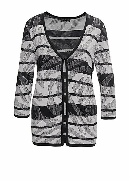GOLDNER Strickjacke "Kurzgröße Strickjacke mit V-Ausschnitt" günstig online kaufen