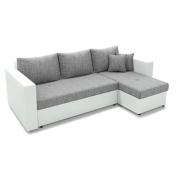 VitaliSpa® Ecksofa, Grau, 224 x 144 günstig online kaufen