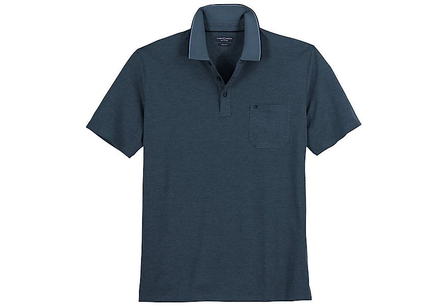 CASAMODA Poloshirt CasaModa XXL Poloshirt petrolblau melange easy care günstig online kaufen