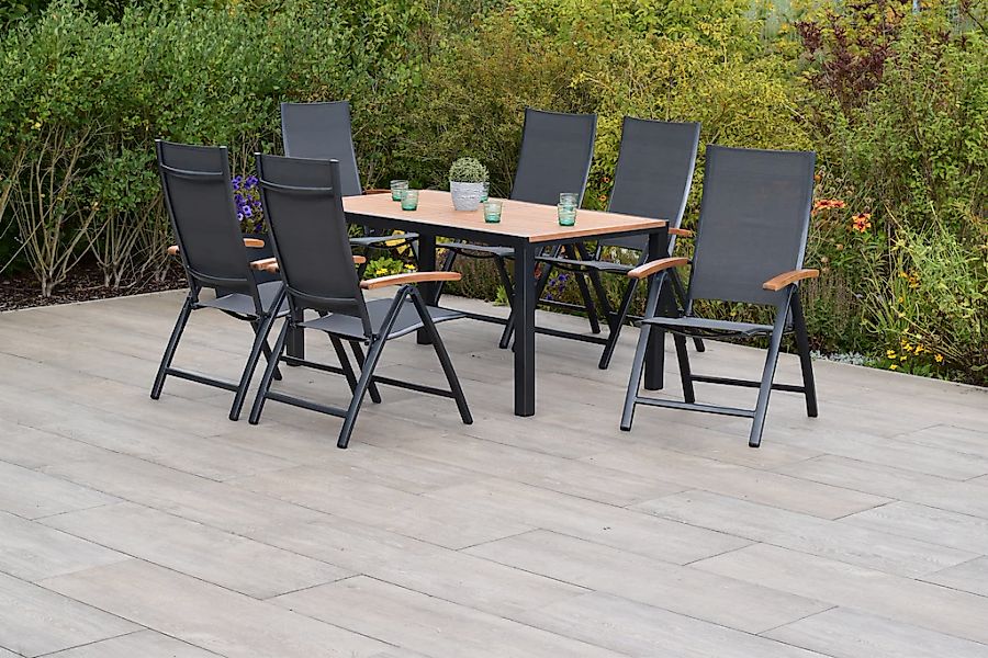 MERXX Garten-Essgruppe ""Toblino"" Set, 5-fach verstellbare Rückenlehne, pu günstig online kaufen