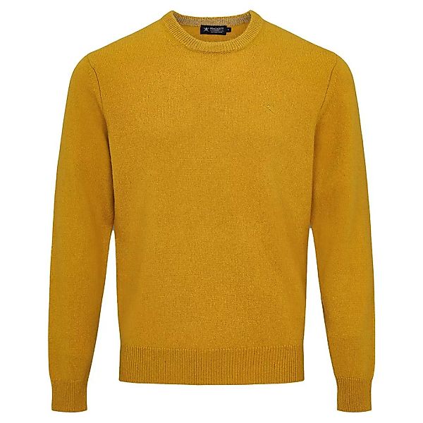 Hackett Lambswool Rundhalsausschnitt Sweater M Mustard günstig online kaufen
