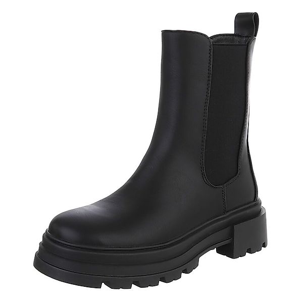 Ital-Design Modische schwarze Stiefeletten mit robustem günstig online kaufen