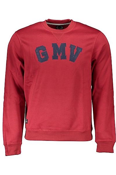 GIAN MARCO VENTURI Sweatshirt Herren Langarm-Sweatshirt Rot mit Stickerei u günstig online kaufen