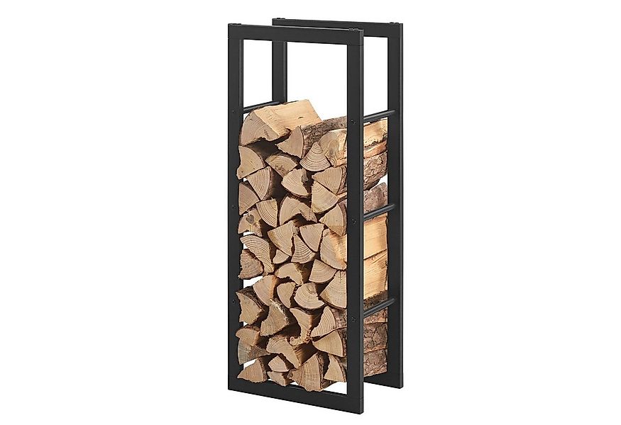 en.casa Kaminholzregal, BxTxH:40x25x100 cm, »Täby« Brennholzregal Metall 40 günstig online kaufen