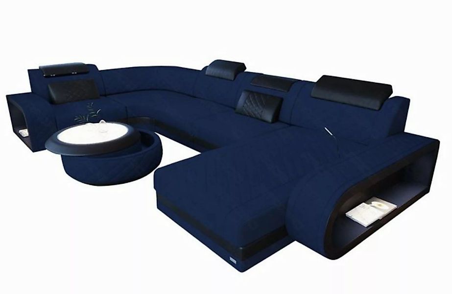 Sofa Dreams Wohnlandschaft Couch Stoff Sofa Berlin U Form Polster Stoffsofa günstig online kaufen