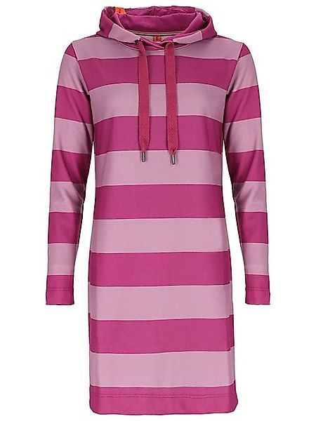 salzhaut Shirtkleid Damen Hoodie-Kleid Rack mit tonigen Streifen - Kapuzenk günstig online kaufen