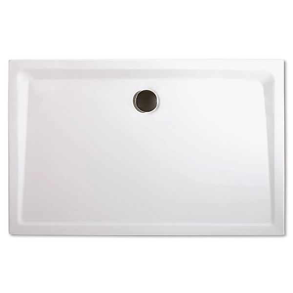 Breuer Duschwannen-Set Extraflach Classic Line Rechteck 100 cm x 90 cm Weiß günstig online kaufen