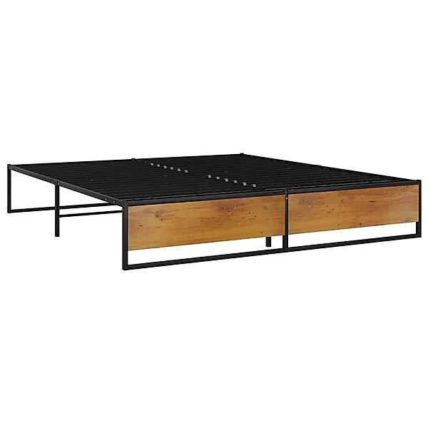 Bettgestell Schwarz Metall 180x200 Cm günstig online kaufen