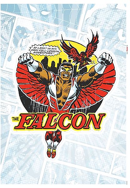 Komar Wandtattoo "Falcon Comic Classic - Größe 50 x 70 cm" selbstklebend, W günstig online kaufen