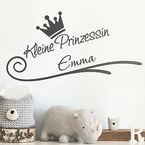 Wunschtext-Wandtattoo Kinderzimmer Wunschtext-Kleine Prinzessin günstig online kaufen