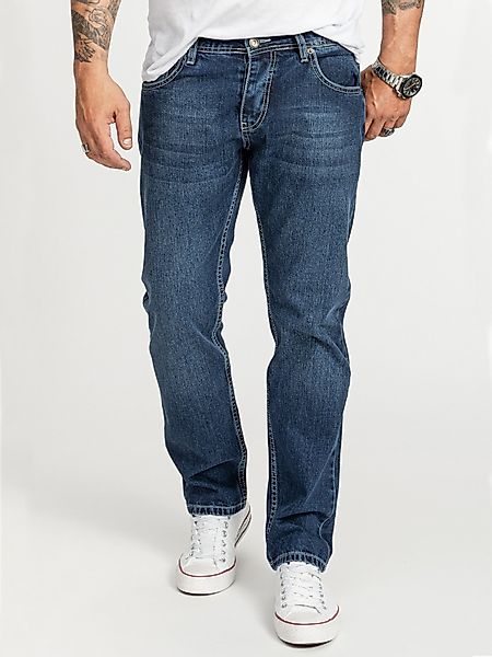 Rock Creek Regular-fit-Jeans Herren Jeans Stonewashed günstig online kaufen