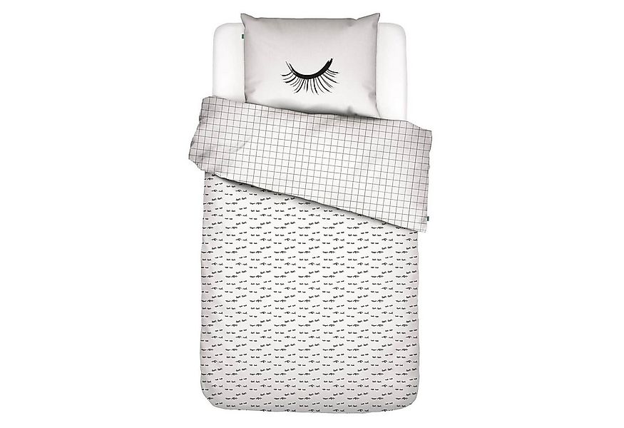 Essenza Bettwäsche Eyecatcher White, Baumwolle, 2 teilig, Augenzwinker, Sch günstig online kaufen